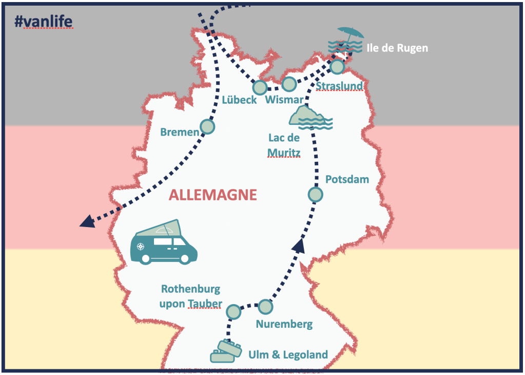Le nord de l&rsquo;Allemagne en van (en&nbsp;famille)